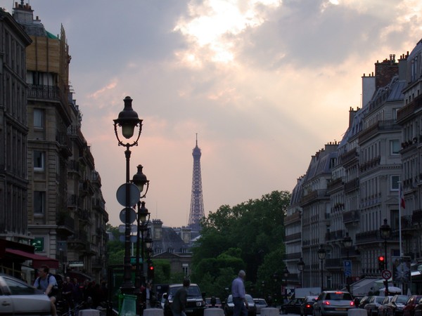 Tour Eiffel tramonto
